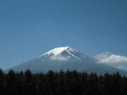 ホテルから見る富士山